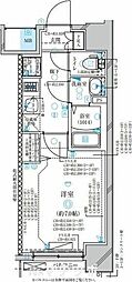 名古屋市営東山線 中村日赤駅 徒歩8分の賃貸マンション 10階1Kの間取り