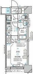 名古屋市営東山線 中村日赤駅 徒歩8分の賃貸マンション 9階1Kの間取り