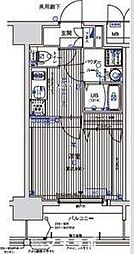 エスリード大須観音プリモ 3階1Kの間取り