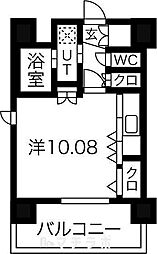 inspiration(インスピレーション) 12階ワンルームの間取り