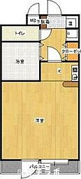桜山アネックス 3階ワンルームの間取り