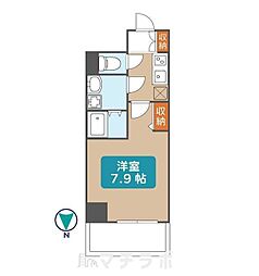 SHOKEN Residence名古屋泉 10階1Kの間取り