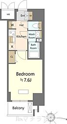 SHOKEN Residence名古屋太閤通 15階1Kの間取り