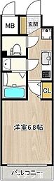 インプルーブ鶴舞 8階1Kの間取り