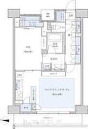 パークアクシス名駅南グランデ 12階1LDKの間取り