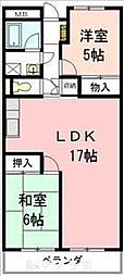 マリオン大曽根協同ビル 3LDKの間取図画像