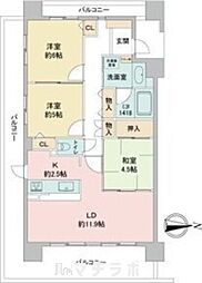 willDo黒川 3LDKの間取図画像
