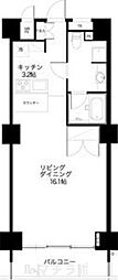 スクエア名駅南 1DKの間取図画像