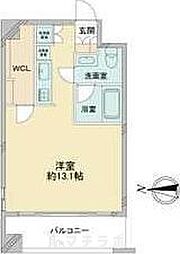エルブ浄心 ワンルームの間取図画像