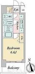 SEASONFLATSCHIKUSA 1Kの間取図画像