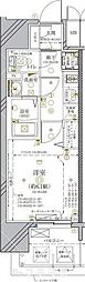 ディアレイシャス金山 1Kの間取図画像