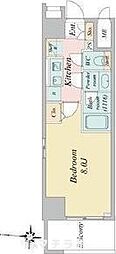 BPRResidence丸の内 1Kの間取図画像
