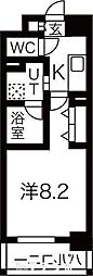 エルスタンザ千代田 1Kの間取図画像
