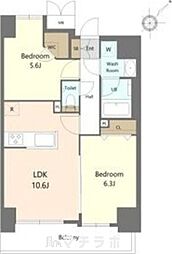 S-RESIDENCE大曽根bresa 2LDKの間取図画像