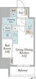 ストーリア名古屋城西 1LDKの間取図画像