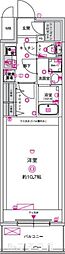 CRESTTAPP金山 1Kの間取図画像