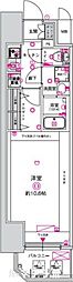 CRESTTAPP金山 1Kの間取図画像