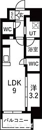 メイクスアート名駅WEST 1LDKの間取図画像