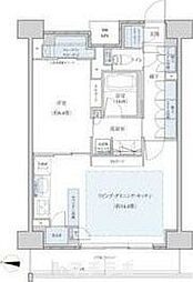 パークアクシス名駅南グランデ 1LDKの間取図画像