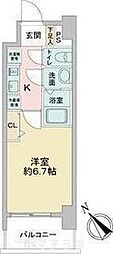 アステリ鶴舞エーナ 1Kの間取図画像
