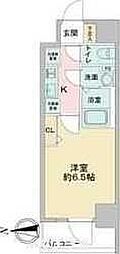 アステリ鶴舞ディオ 1Kの間取図画像