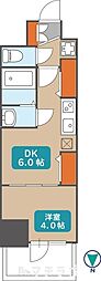 プレサンス上前津オレシア 1DKの間取図画像