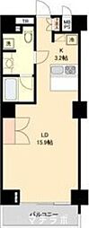 スクエア名駅南 1DKの間取図画像