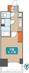 プレサンス広小路通葵 1Kの間取図画像