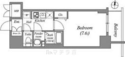 SHOKEN Residence名古屋 太閤通 1Kの間取図画像