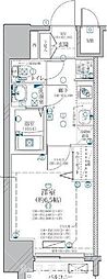 ディアレイシャス矢場町 1Kの間取図画像