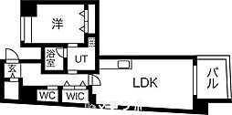 Nアパートメント 1LDKの間取図画像
