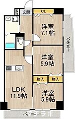 物件の間取り