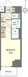 S-RESIDENCE高岳bresa(ブレサ) 1Kの間取図画像