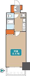 プレサンス名古屋駅前グランヴィル 1Kの間取図画像