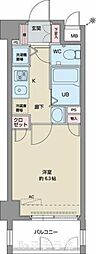 パルティール鶴舞 1Kの間取図画像