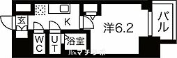 メイクスWアート浅間町 1Kの間取図画像
