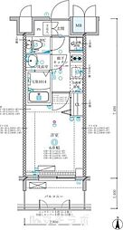ディアレイシャス名古屋浄心II 1Kの間取図画像