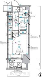 ディアレイシャス名古屋浄心II 1Kの間取図画像