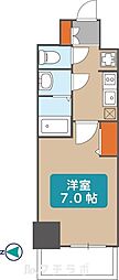 プレサンス久屋大通公園セラフィ 1Kの間取図画像