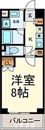 ガーデンハイツマルタカ2 1Kの間取図画像