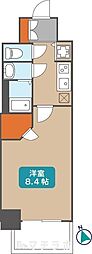 S-RESIDENCE今池ベレータ 1Kの間取図画像