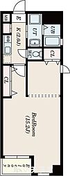 レベント泉 1LDKの間取図画像