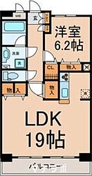 Enchante泉 1LDKの間取図画像