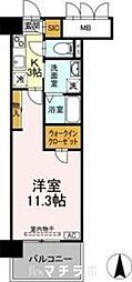 グランドソレイユ名駅 1Kの間取図画像