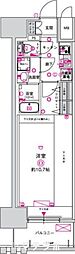CRESTTAPP金山 1Kの間取図画像
