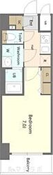 S-RESIDENCE名古屋菊井aline 1Kの間取図画像