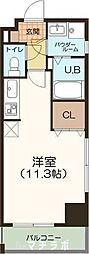 ミリオレビータ金山 ワンルームの間取図画像