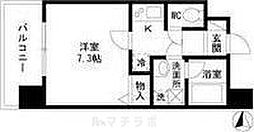 エコロジー栄レジデンス 1Kの間取図画像