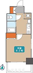 プレサンス名古屋城前 1Kの間取図画像