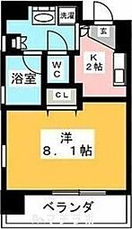 共同ハイツ西大須 1Kの間取図画像